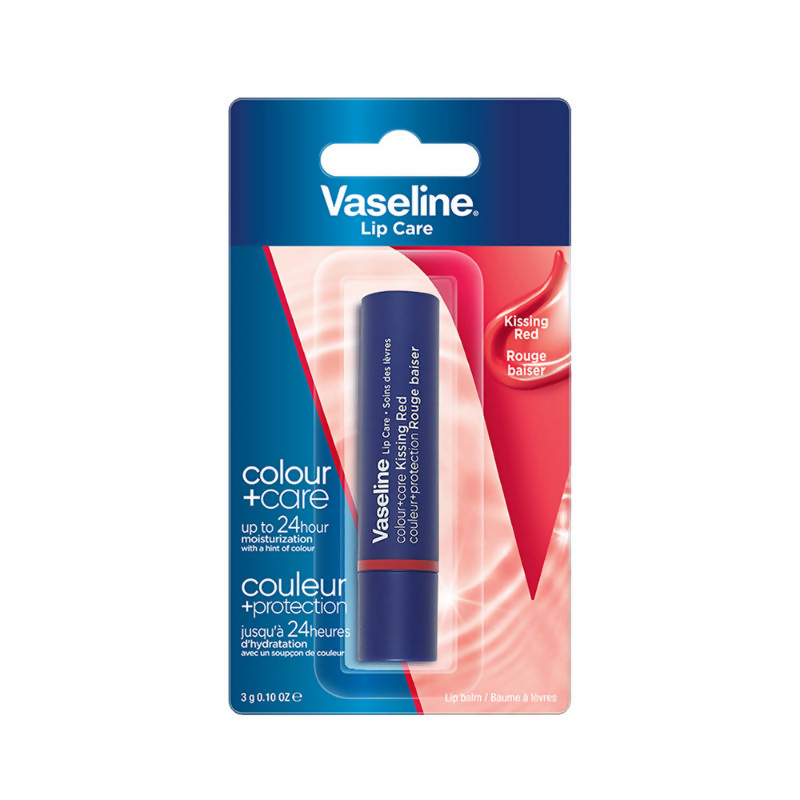 Vaseline Lip Care Colour + Care Tinted Lip Balm Stick - Kissing Red  Grab2Buy Vaseline Grab2Buy