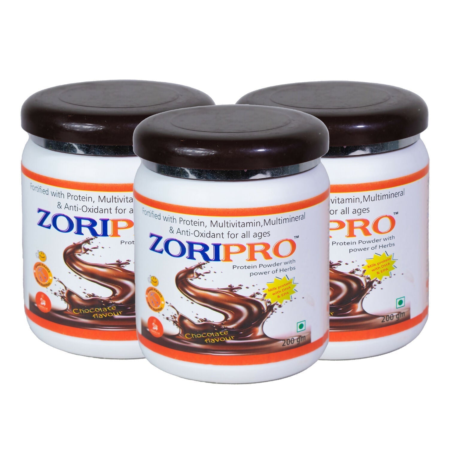 Zorilla Life Science Zoripro Protein Powder - Chocolate I Multivitamin I Multimineral I Anti-Oxidant for all ages I with Power of Herbs 
