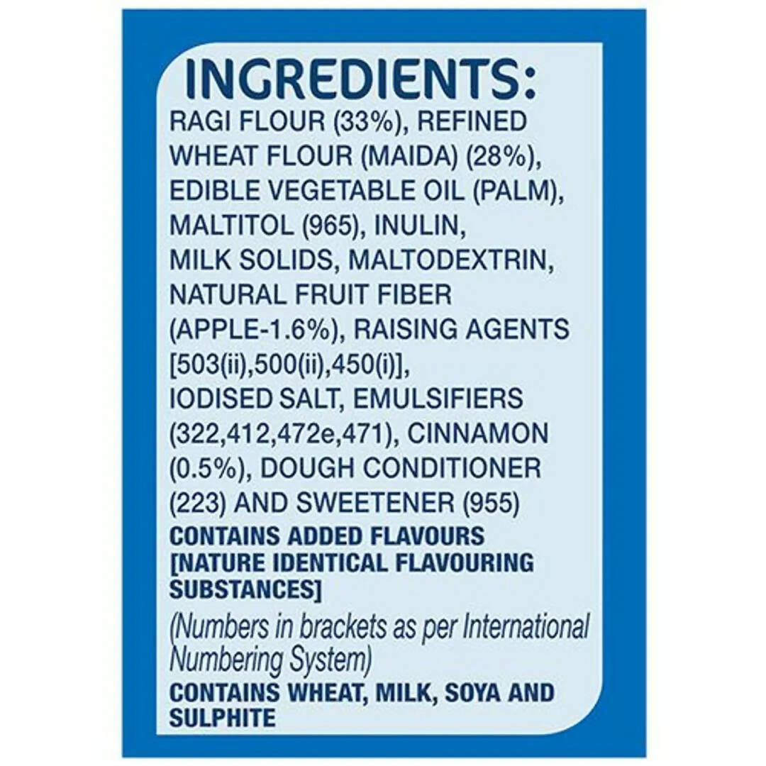 Britannia Nutri Choice Essentials Ragi Cookies - No Added Sugar 