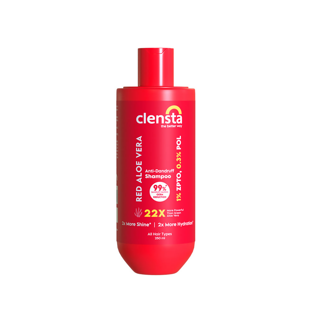 Clensta Red Aloe Vera Anti-Dandruff Shampoo 