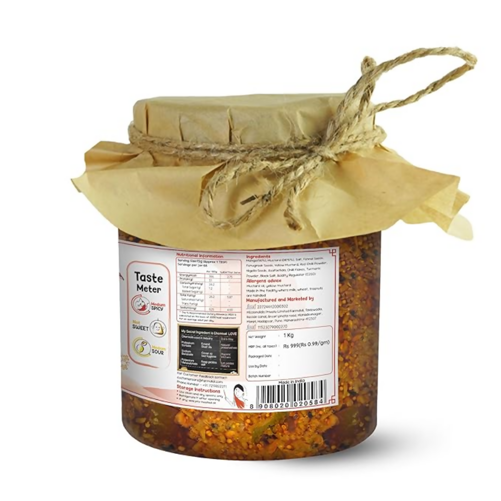 FarmDidi Punjabi Mango Pickle - Tangy & Salty