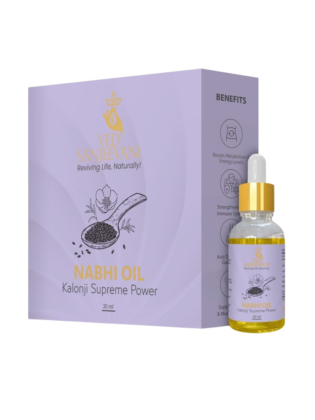 Ved Sanjeevani Kalonji Supreme Nabhi Oil  Grab2Buy Ved Sanjeevani Grab2Buy