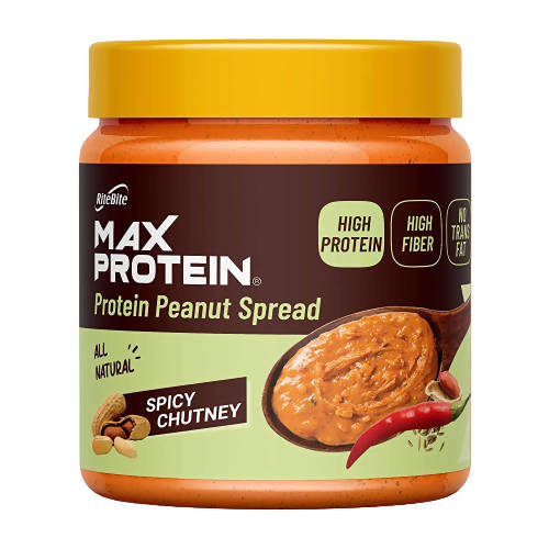 RiteBite Max Protein Spicy Chutney Peanut Butter 