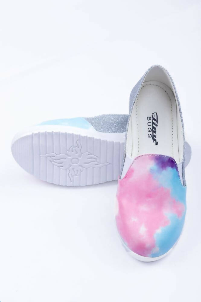 Tiny Bugs Girls Multi Color Prited Flat Casual Wear Ballerinas - Multi Color  Grab2Buy Tiny Bugs Grab2Buy