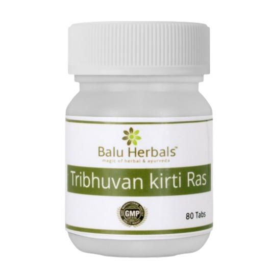 Balu Herbals Tribhuvanakirti Ras Tablets 