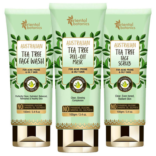 Oriental Botanics Australian Tea Tree Anti Acne Face Care Combo