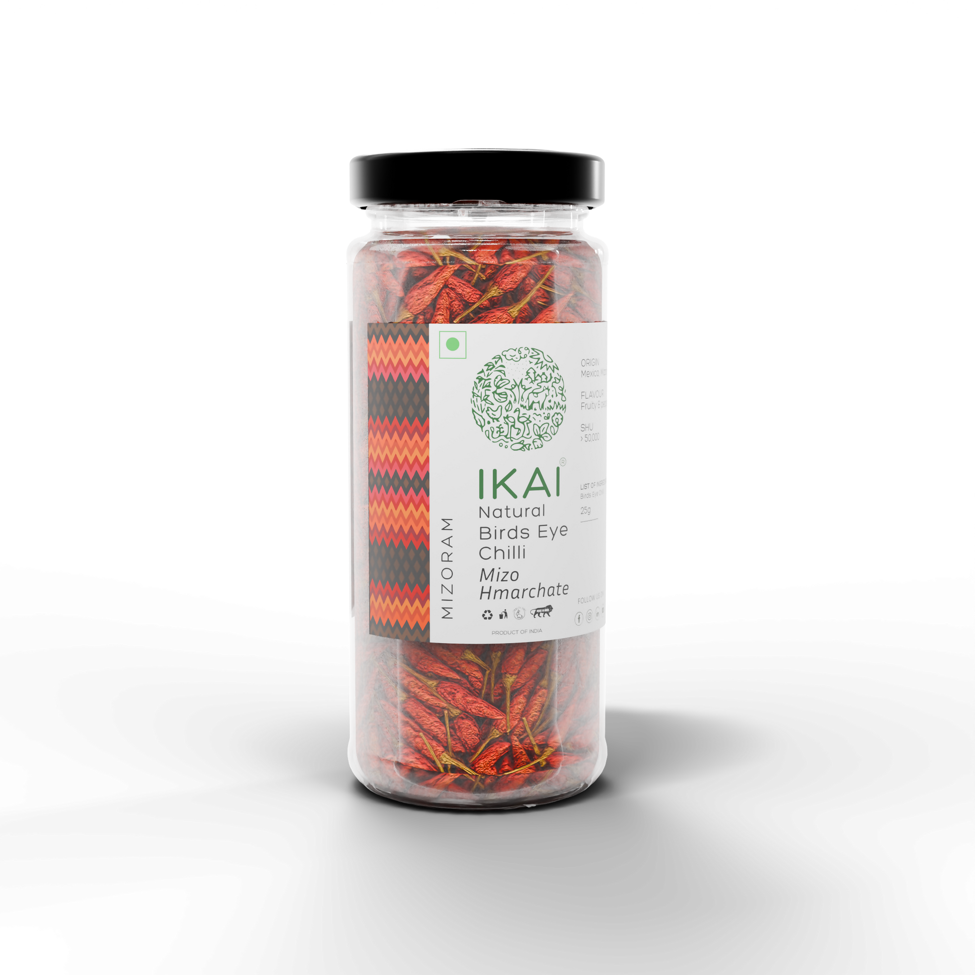 1 - Natural Bird’s Eye Chilli - 25g