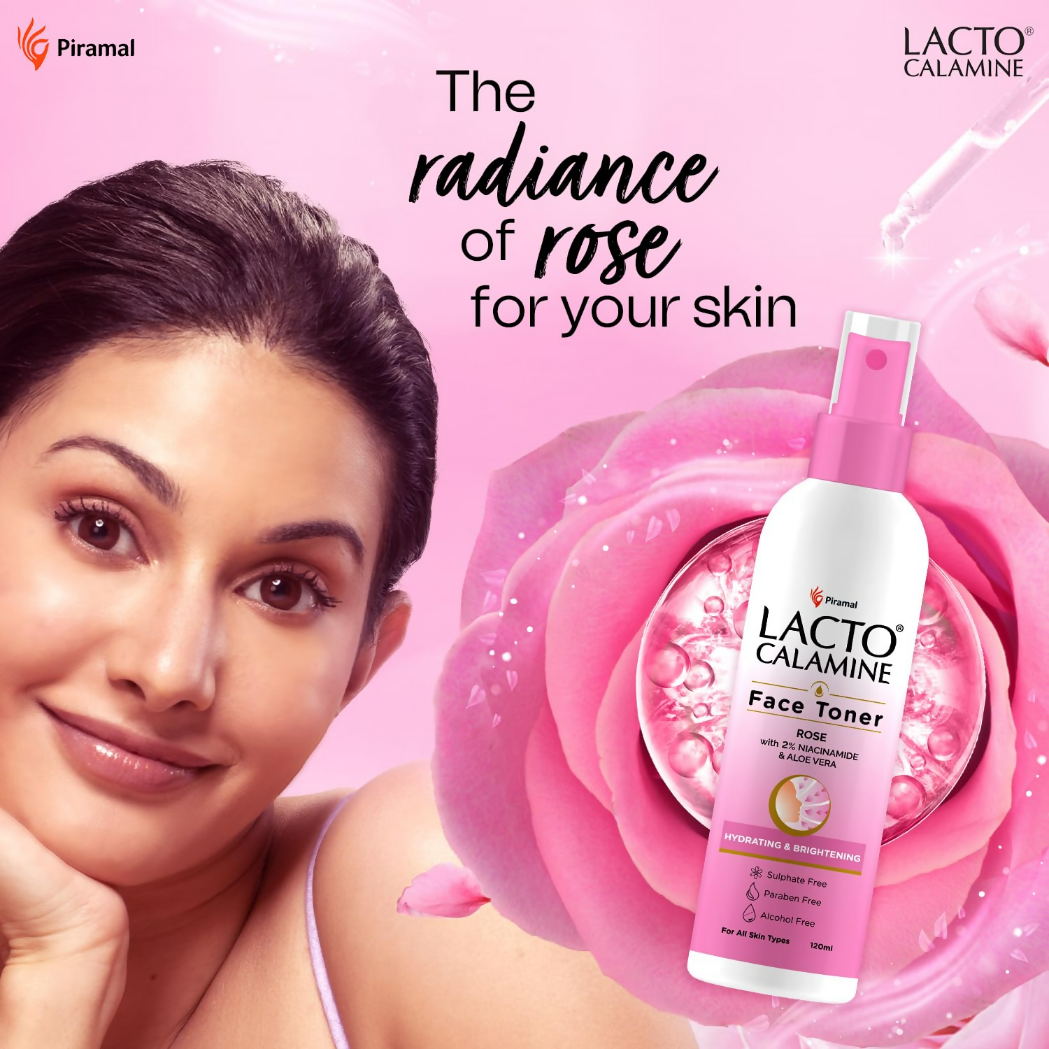 Lacto Calamine Rose Water Toner 
