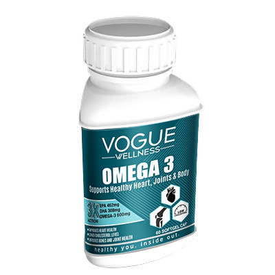 Vogue Wellness Omega 3 Softgel Capsules - Grab2buy