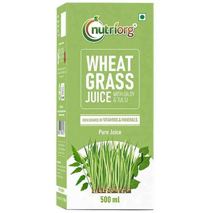 Nutriorg Wheat Grass Juice with Giloy & Tulsi 