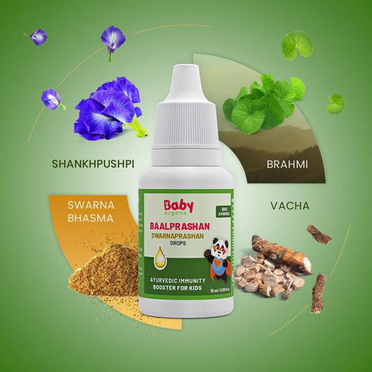 Babyorgano Swarnaprashan Drops (Baalprashan) - Grab2buy