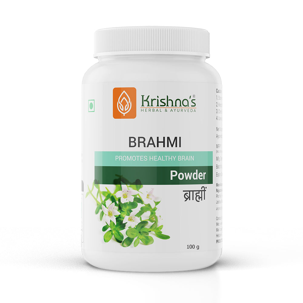 Krishna'S Herbal & Ayurveda Brahmi Powder 