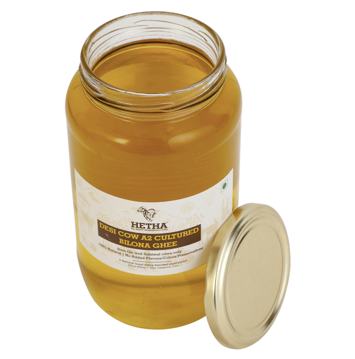 Hetha Desi Cow A2 cultured Bilona Ghee / A2 Ghee | Premium A2 Desi Ghee | Cultured Cow Pure Ghee 