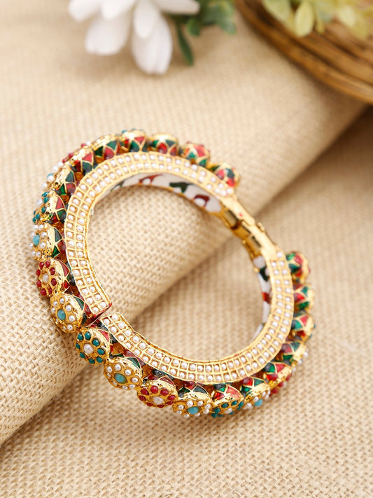 Multi Embellished Bangle - Ruby Raang - Grab2buy