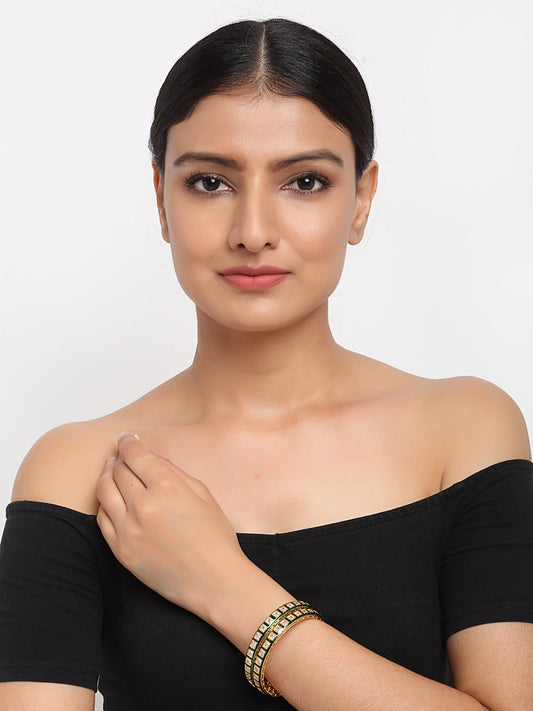 Meenakari Bangles Set Of 2 - Ruby Raang - Grab2buy