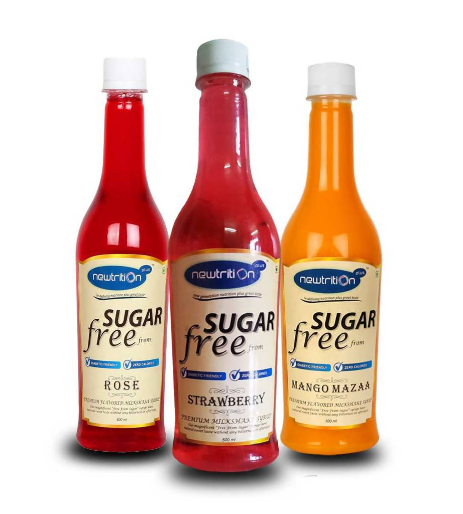 Newtrition Plus Sugar Free Rose + Strawberry + Mango Syrup 