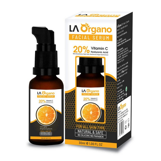 LA Organo Papaya Hydrating Face Gel with Alovera,Vit-E & Vitamin C Serum Combo - Grab2buy