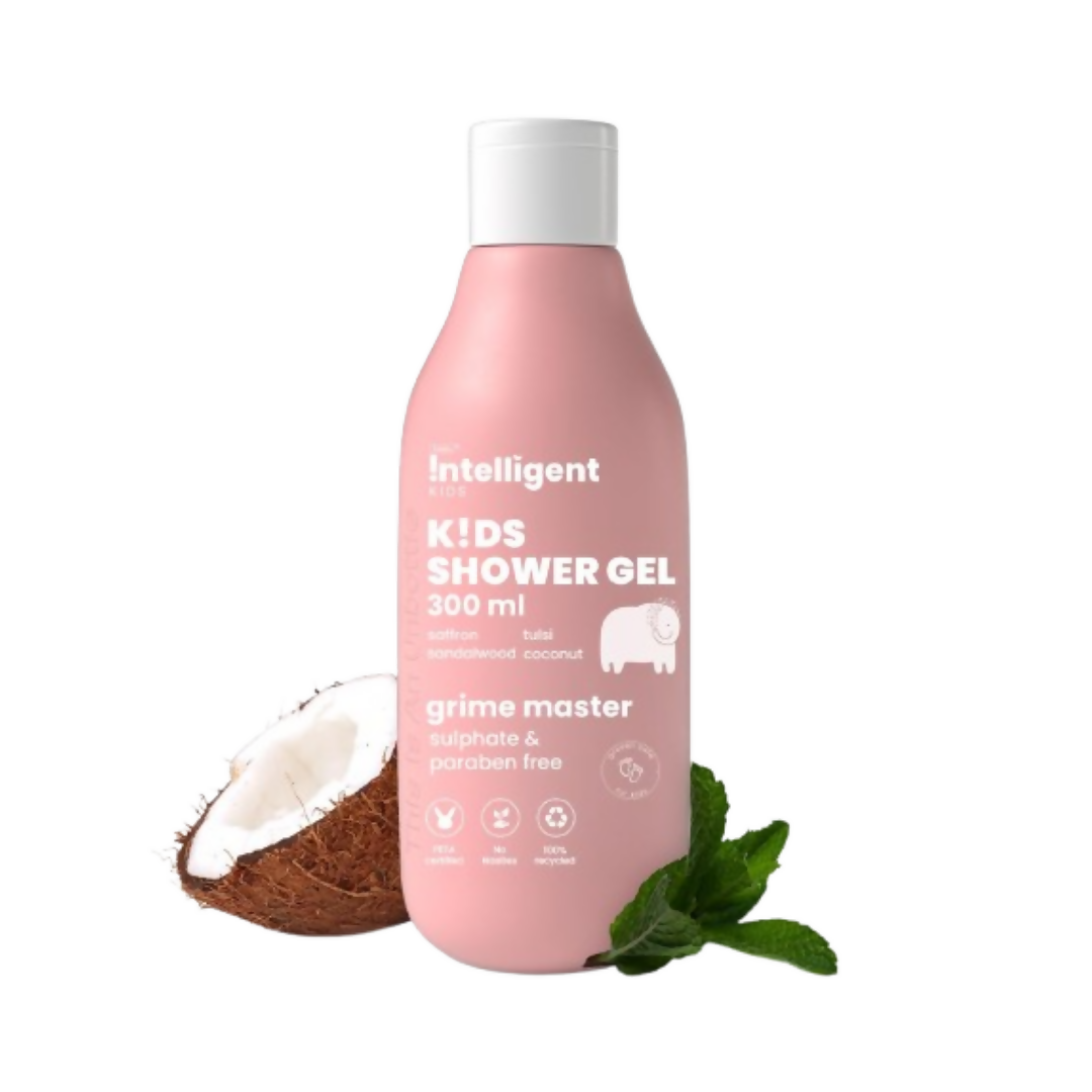 TuCo Intelligent Kids Grime Master Shower Gel With Tulsi, Saffron & Sandalwood  Grab2Buy TuCo Intelligent Kids Grab2Buy