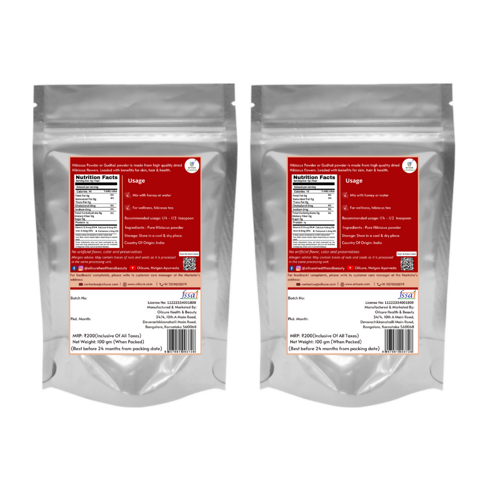 Nxtgen Ayurveda Hibiscus Powder 