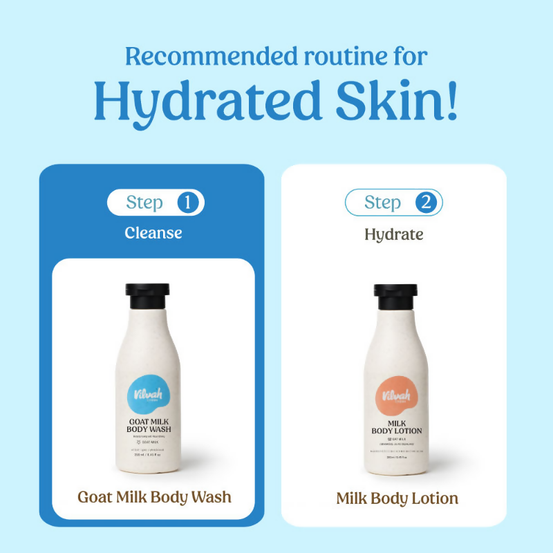 Vilvah Store Goat Milk Body Wash For Deep Cleansing  Grab2Buy Vilvah Store Grab2Buy
