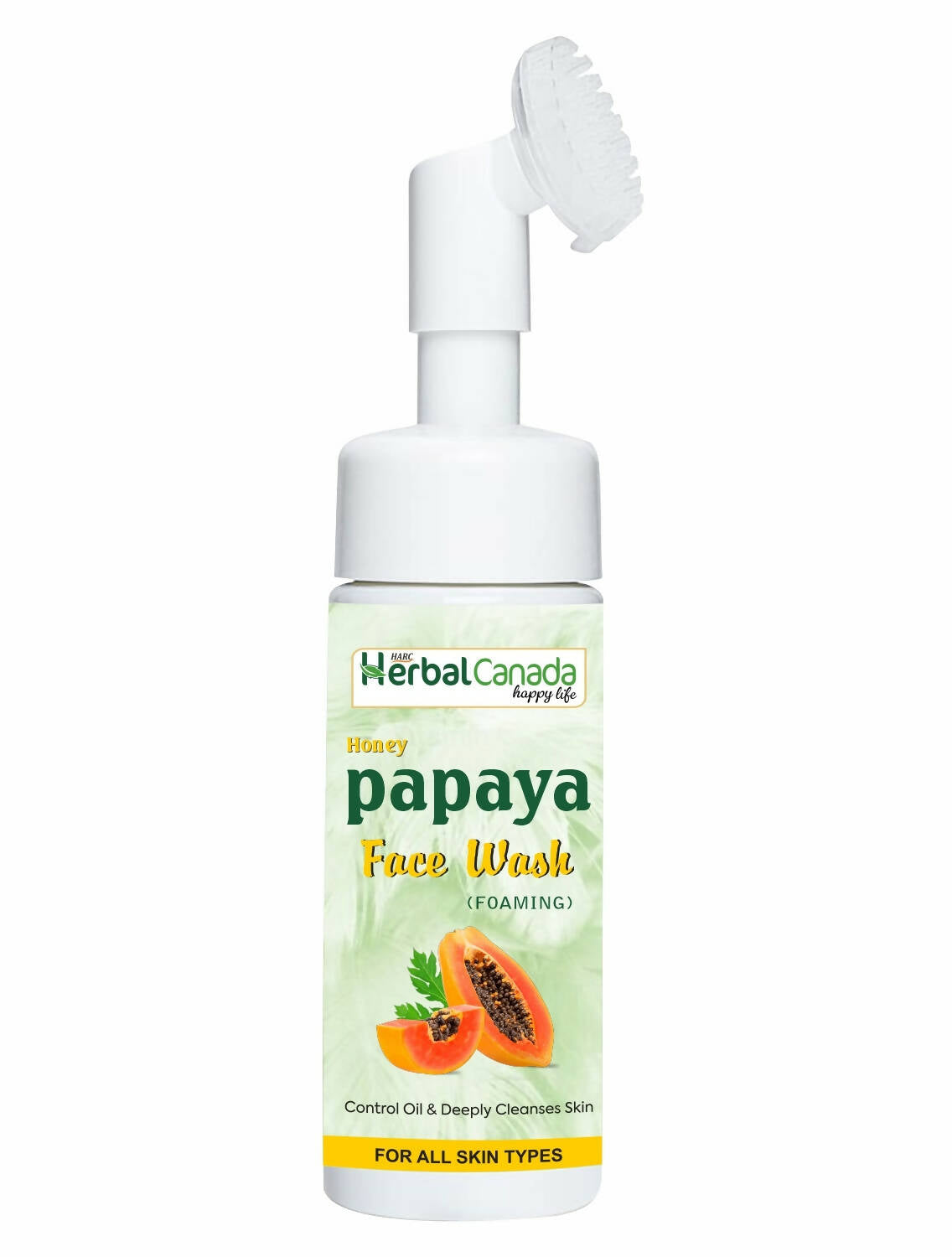 Herbal Canada Honey Papaya Foaming Face Wash 