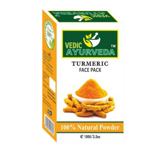 VedicAyurveda Turmeric Face Pack Powder  Grab2Buy VedicAyurveda Grab2Buy