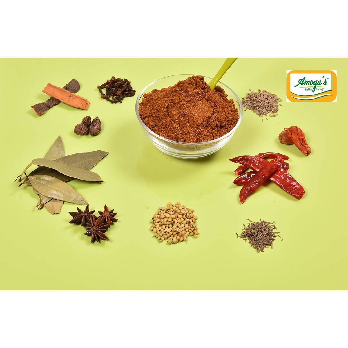 Amoga's Pickles Factory Garam Masala Andhra Style - Grab2buy