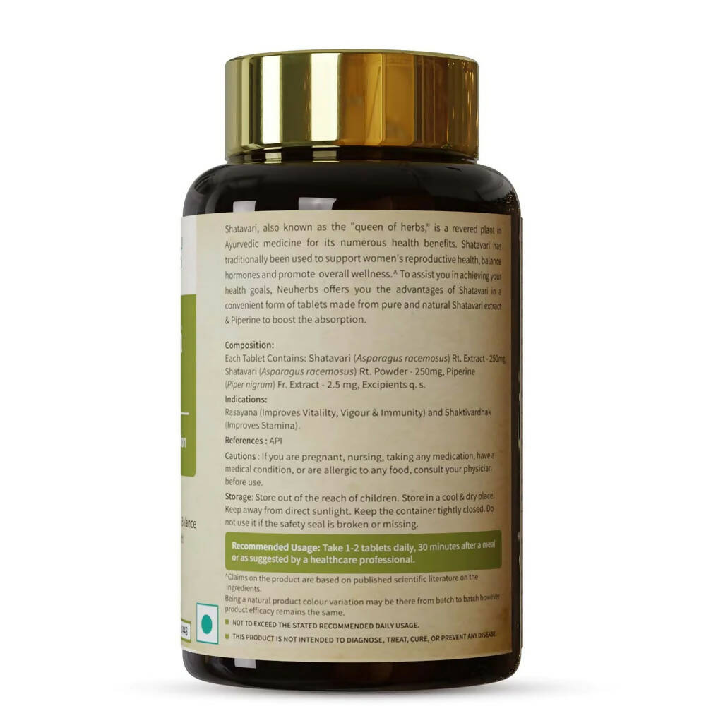 Neuherbs Shatavari Tablets for Women 