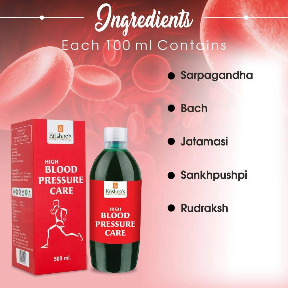 Krishna's Herbal & Ayurveda High Blood Pressure Care Juice 