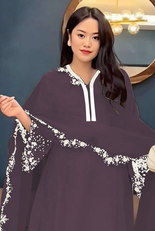Aastha Fashion Wine Faux Georgette Glamorous Festival Wear Pakistani Suit