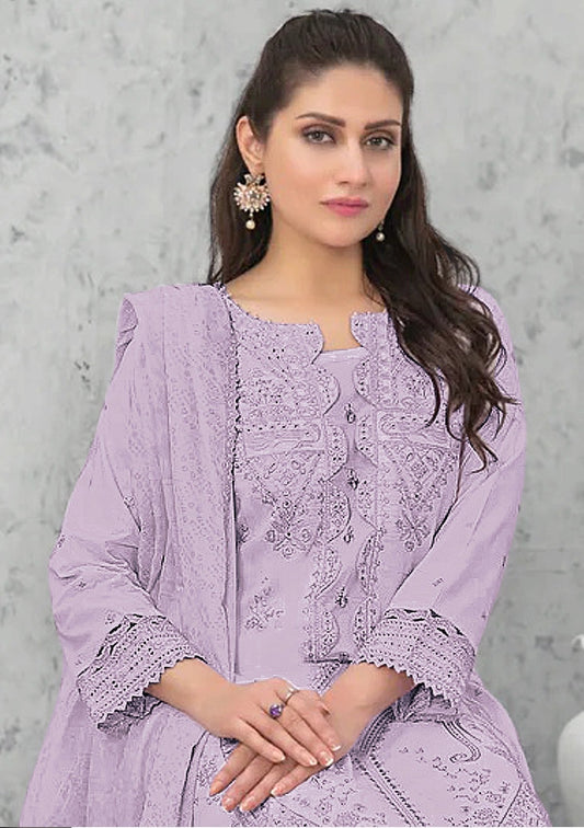 Aastha Fashion Purple Cotton Glamorous Festival Wear Pakistani Suit