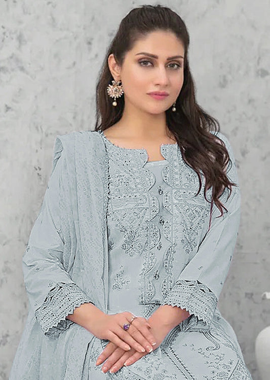 Aastha Fashion Grey Cotton Glamorous Festival Wear Pakistani Suit