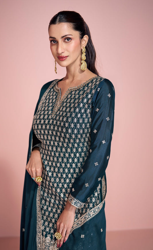 Aastha Fashion Morpich Chinon Glamorous Festival Wear Pakistani Suit