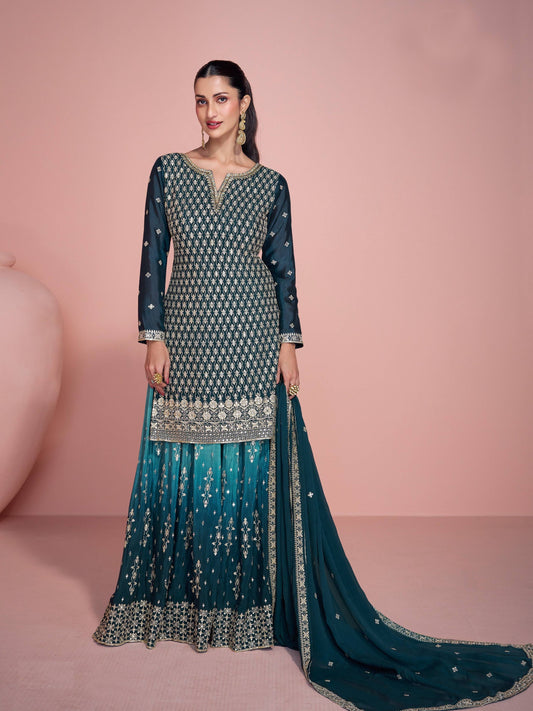 Aastha Fashion Morpich Chinon Glamorous Festival Wear Pakistani Suit