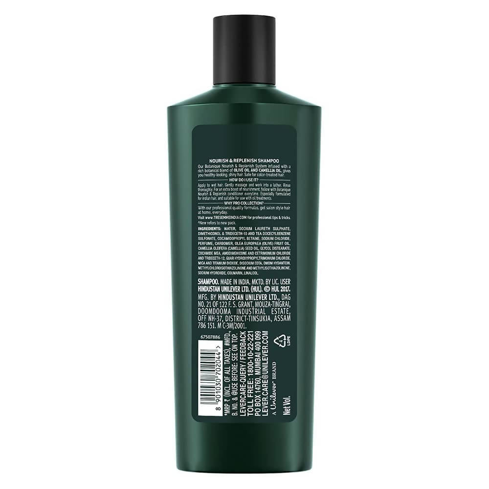 TRESemme Botanique NR Nourish & Replenish Shampoo With Olive & Camellia Oil for Frizz Control & Hair Growth| Paraben Free| Smoothens Dry  Grab2Buy TRESemme Grab2Buy