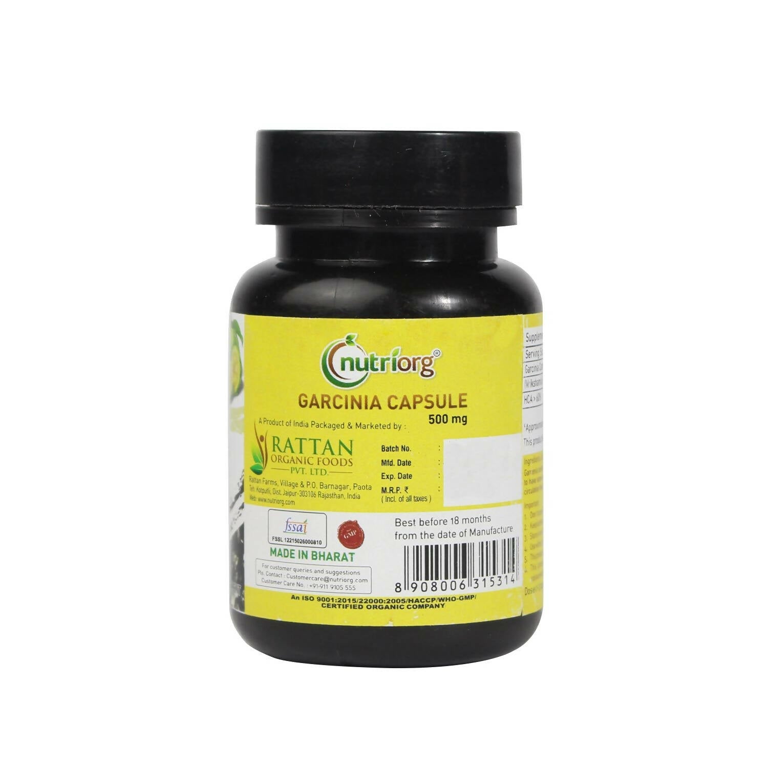 Nutriorg Garcinia Seed Oil Gel Capsules - Grab2buy