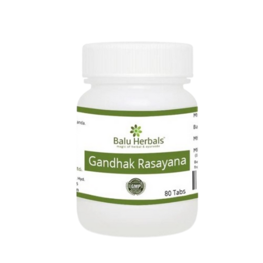 Balu Herbals Gandhak Rasayana Tablets | Grab2Buy
