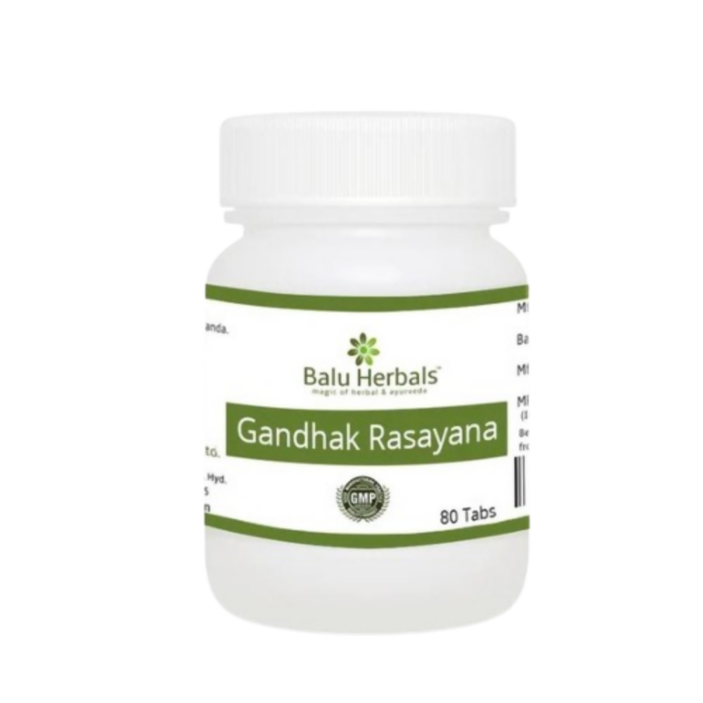 Balu Herbals Gandhak Rasayana Tablets 