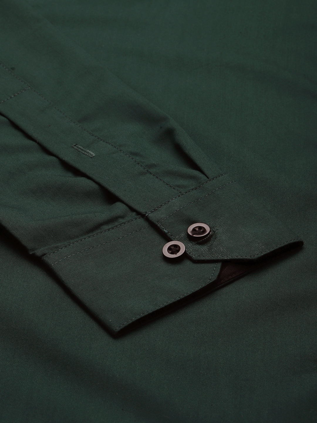 Jainish Olive Green Formal Shirt with black detailing ( SF 411Olive )