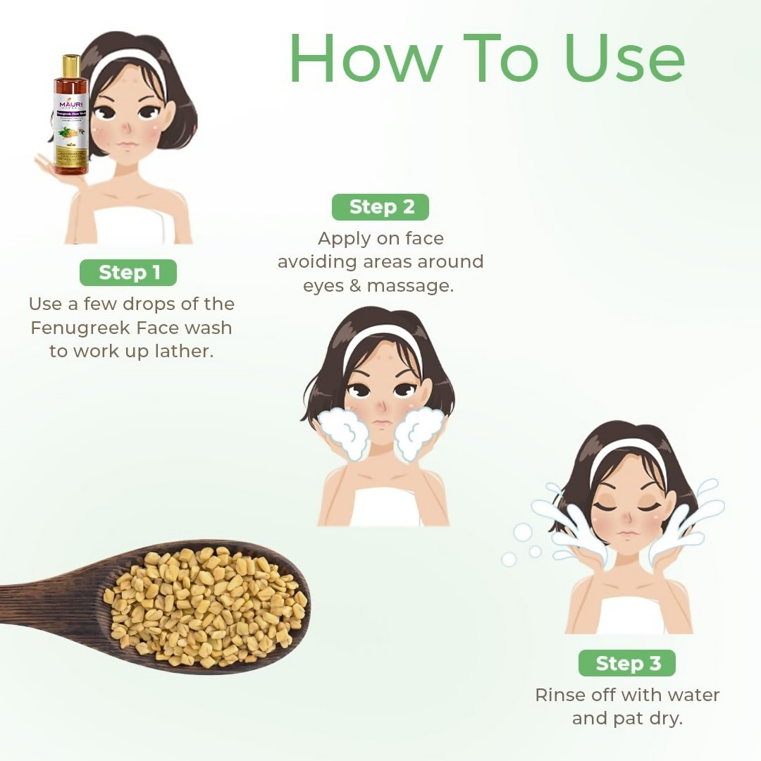 Khadi Mauri Herbal Fenugreek (Methi) Face Wash 