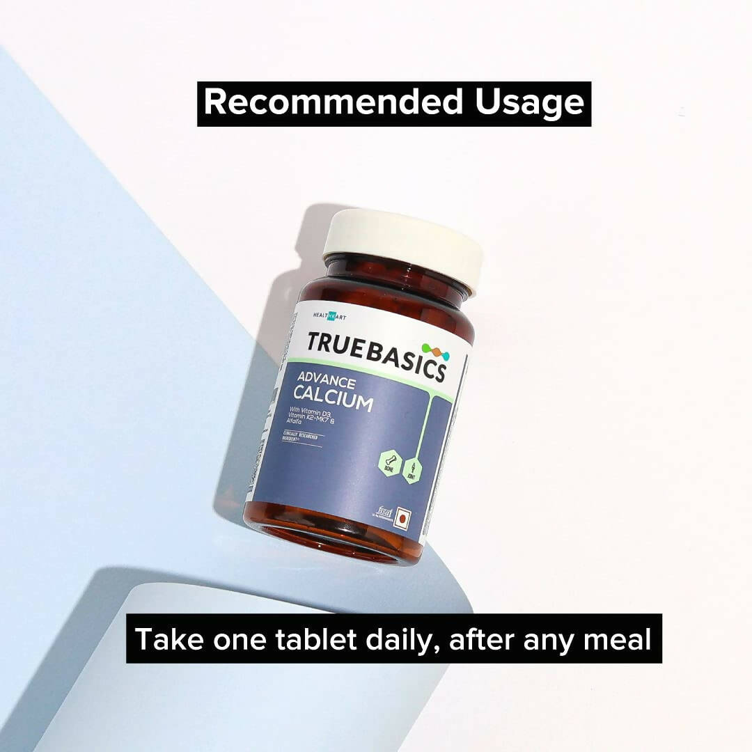 TrueBasics Advance Calcium Tablets for Women and Men 
