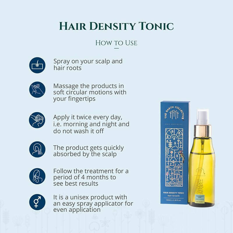 The Earth Collective Hair Density Tonic - Hair Growth  Grab2Buy The Earth Collective Grab2Buy