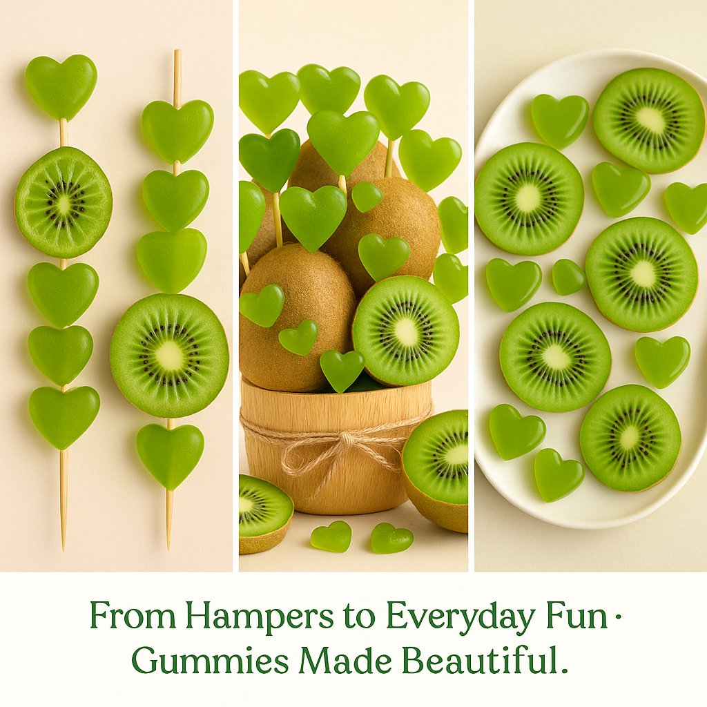 Confect Kiwi Sunburst Chews Gummies