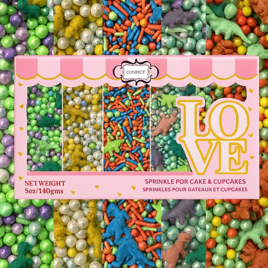 Confect Dino Sprinkles Multipack 10