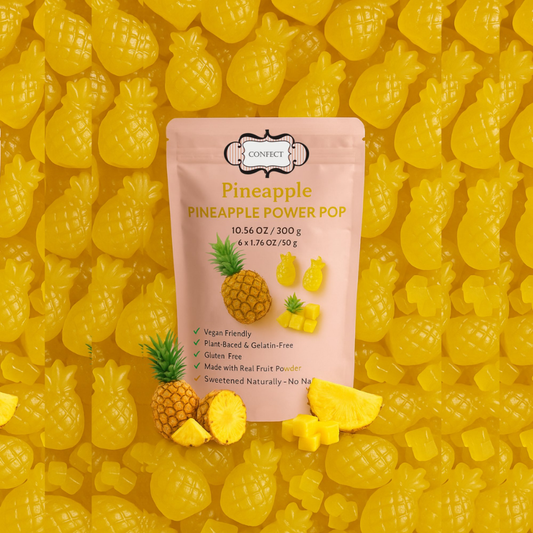 Confect Pineapple Power Pop Gummies