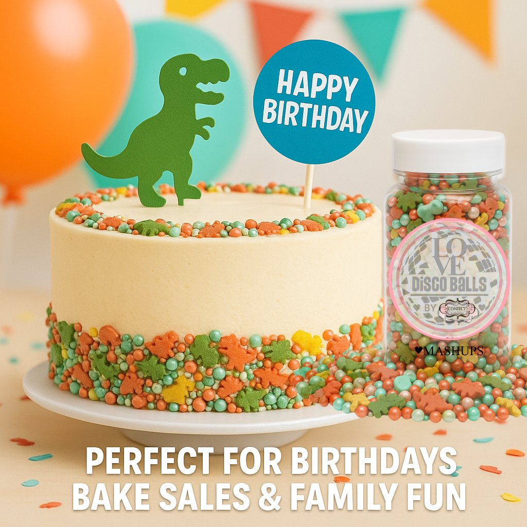 Confect Dino Sprinkles for Decorations 08