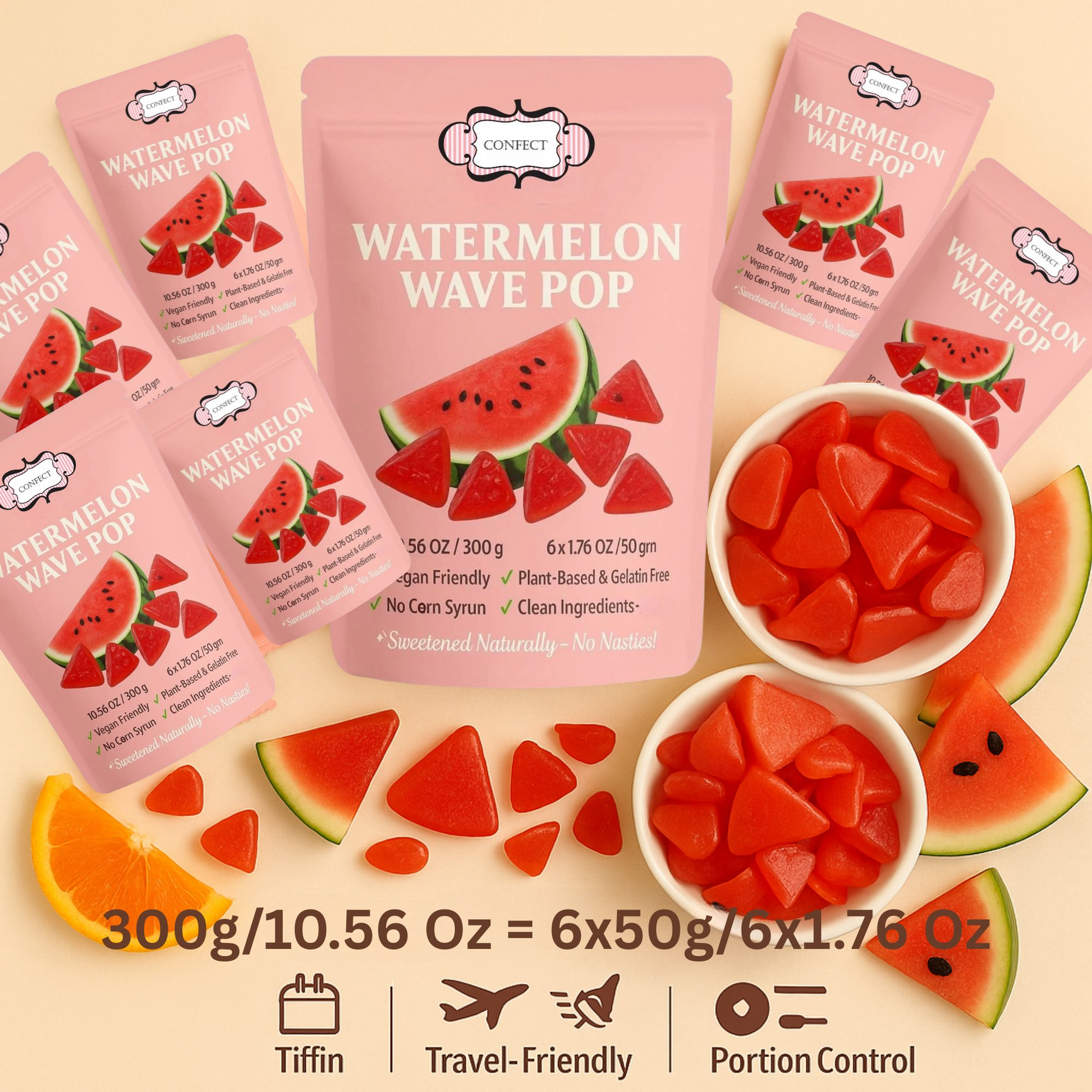 Confect Watermelon Wave Pop Gummies  Grab2Buy Confect Grab2Buy