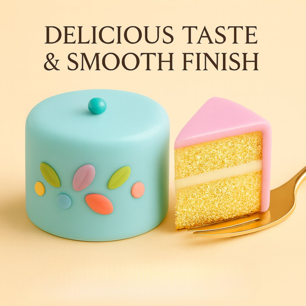 Confect Multipack of Lavender, Electric Blue, Skin and Old Rose Sugarpaste 22