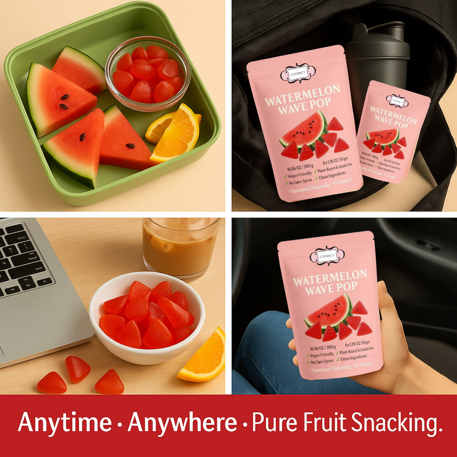 Confect Watermelon Wave Pop Gummies  Grab2Buy Confect Grab2Buy