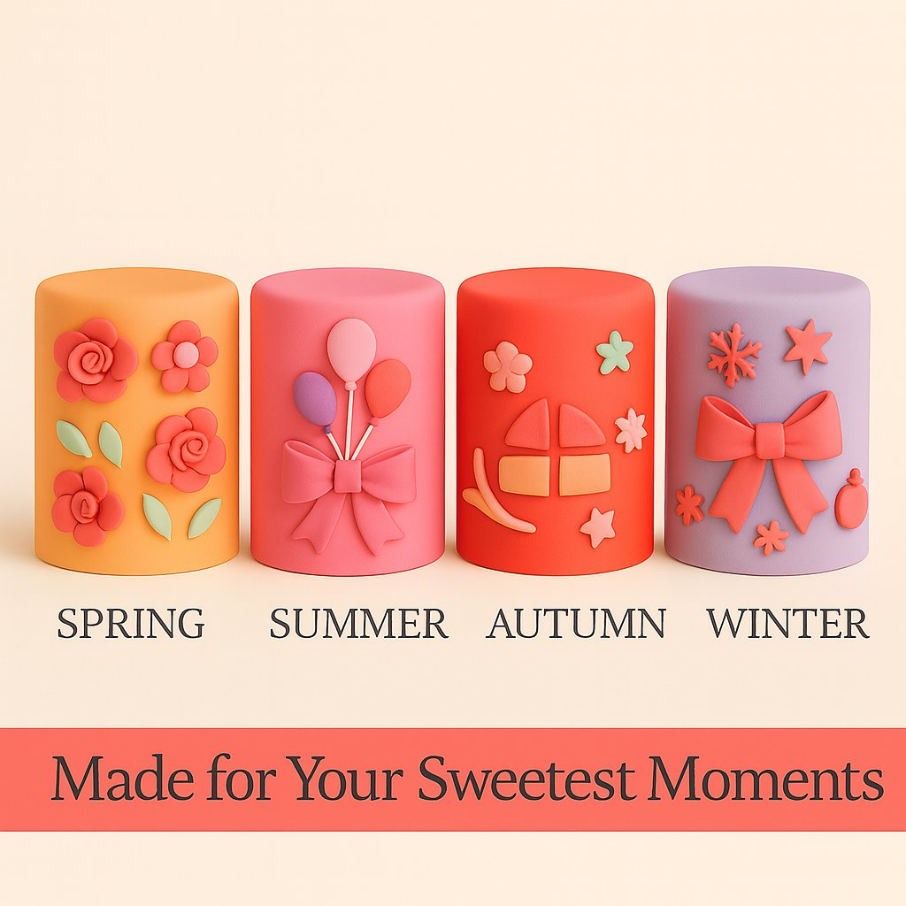 Confect Multipack of Orange, Hot pink, Red and Purple Sugarpaste 13
